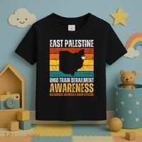 East Palestine Ohio Train Derailment Awareness Toddler T-Shirt thumb 3