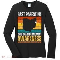 East Palestine Ohio Train Derailment Awareness Women's Long Sleeve Shirt thumb 0