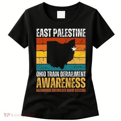 East Palestine Ohio Train Derailment Awareness Women's T-Shirt