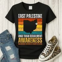East Palestine Ohio Train Derailment Awareness Women's T-Shirt thumb 3