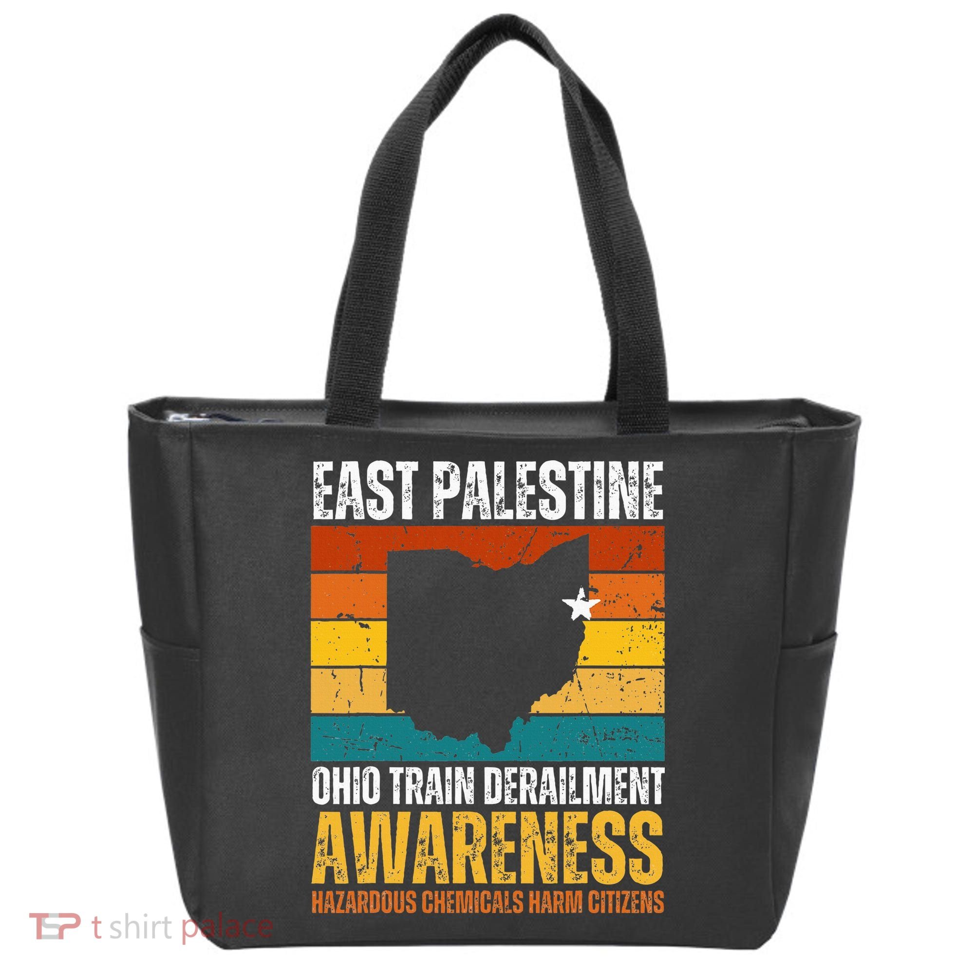 East Palestine Ohio Train Derailment Awareness Tote Bag