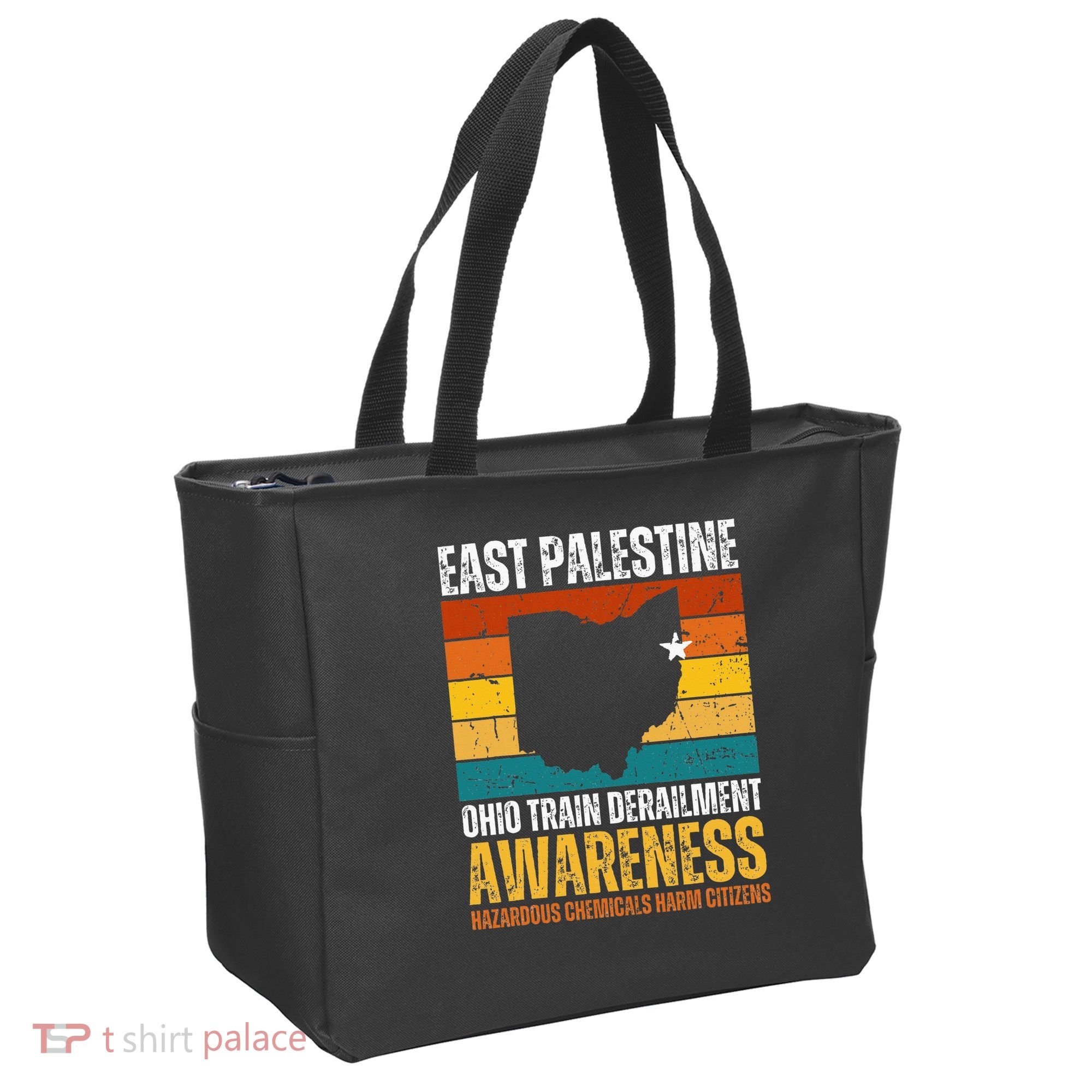 East Palestine Ohio Train Derailment Awareness Tote Bag