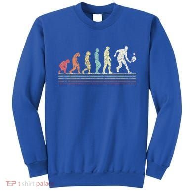 Evolution Pickleball Paddle Pickleball Player Dink Vintage Sweatshirt