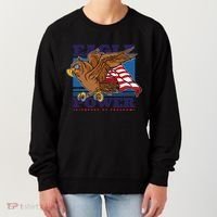 Eagle Power Pioneers Of Freedom American Flag Women's Sweatshirt thumb 0