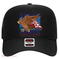 Eagle Power Pioneers Of Freedom American Flag Hat thumb 0