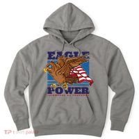 Eagle Power Pioneers Of Freedom American Flag Hoodie thumb 0