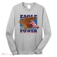Eagle Power Pioneers Of Freedom American Flag Long Sleeve Shirt thumb 0