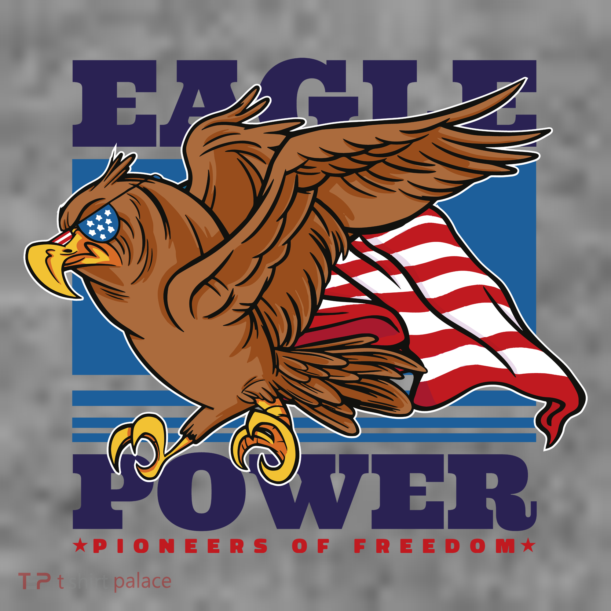 Eagle Power Pioneers Of Freedom American Flag Sweatshirt