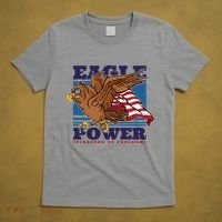Eagle Power Pioneers Of Freedom American Flag T-Shirt thumb 5