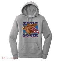 Eagle Power Pioneers Of Freedom American Flag Women's Hoodie thumb 0