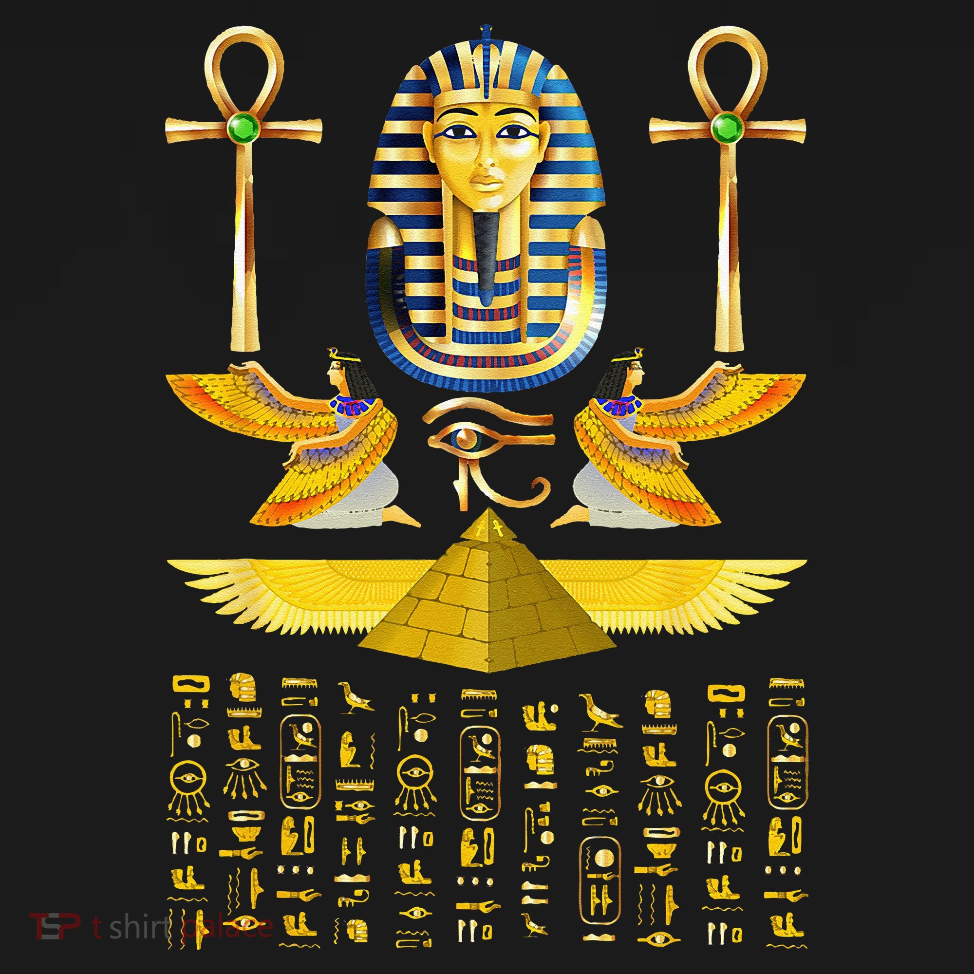 Egyptian Pyramids Pharaoh Tut King Tutankhamun Backpack