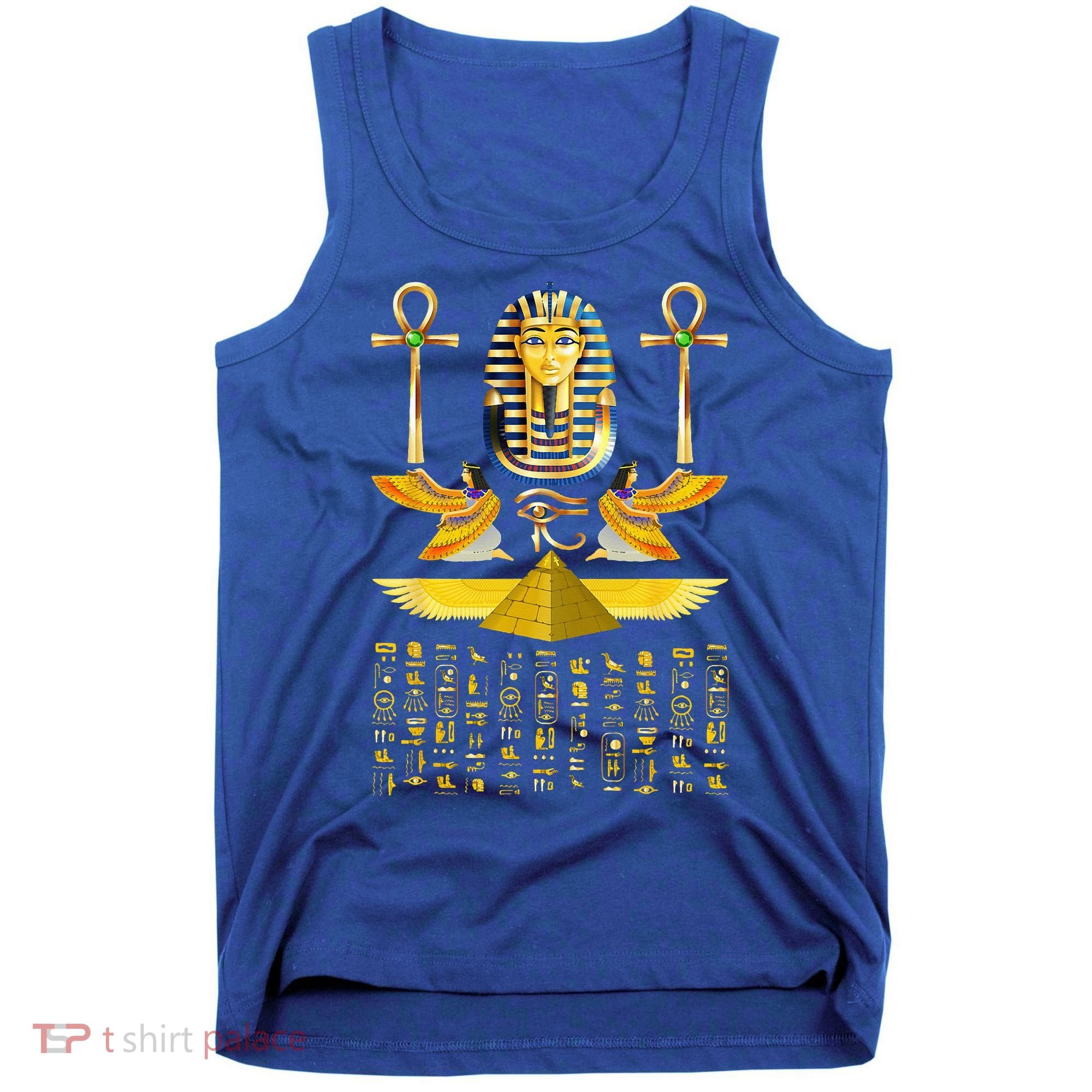 Egyptian Pyramids Pharaoh Tut King Tutankhamun Tank Top