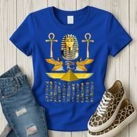 Egyptian Pyramids Pharaoh Tut King Tutankhamun Women's T-Shirt thumb 3