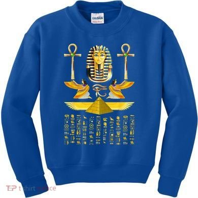Egyptian Pyramids Pharaoh Tut King Tutankhamun Kids Sweatshirt
