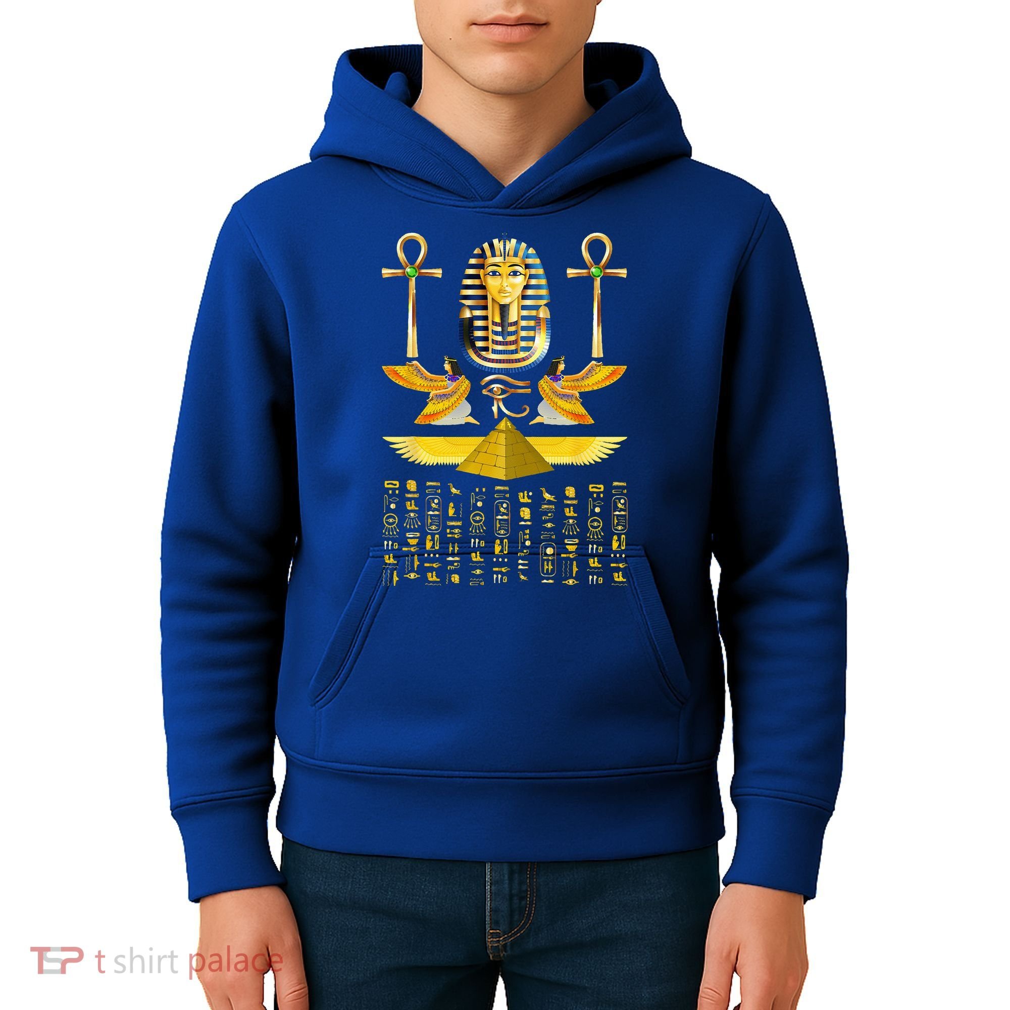 Egyptian Pyramids Pharaoh Tut King Tutankhamun Kids Hoodie
