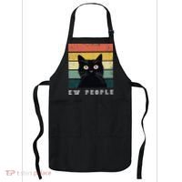Ew People Retro Funny Cat Gifts Women Apron thumb 0