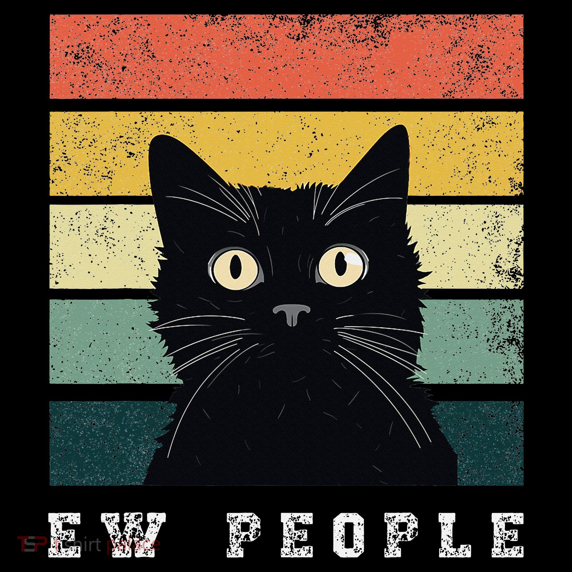 Ew People Retro Funny Cat Gifts Women Coffee Mug