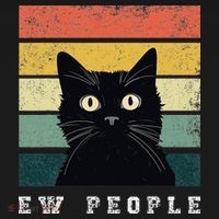 Ew People Retro Funny Cat Gifts Women Women's Tank Top thumb 5