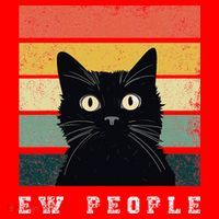 Ew People Retro Funny Cat Gifts Women Santa Hat thumb 1