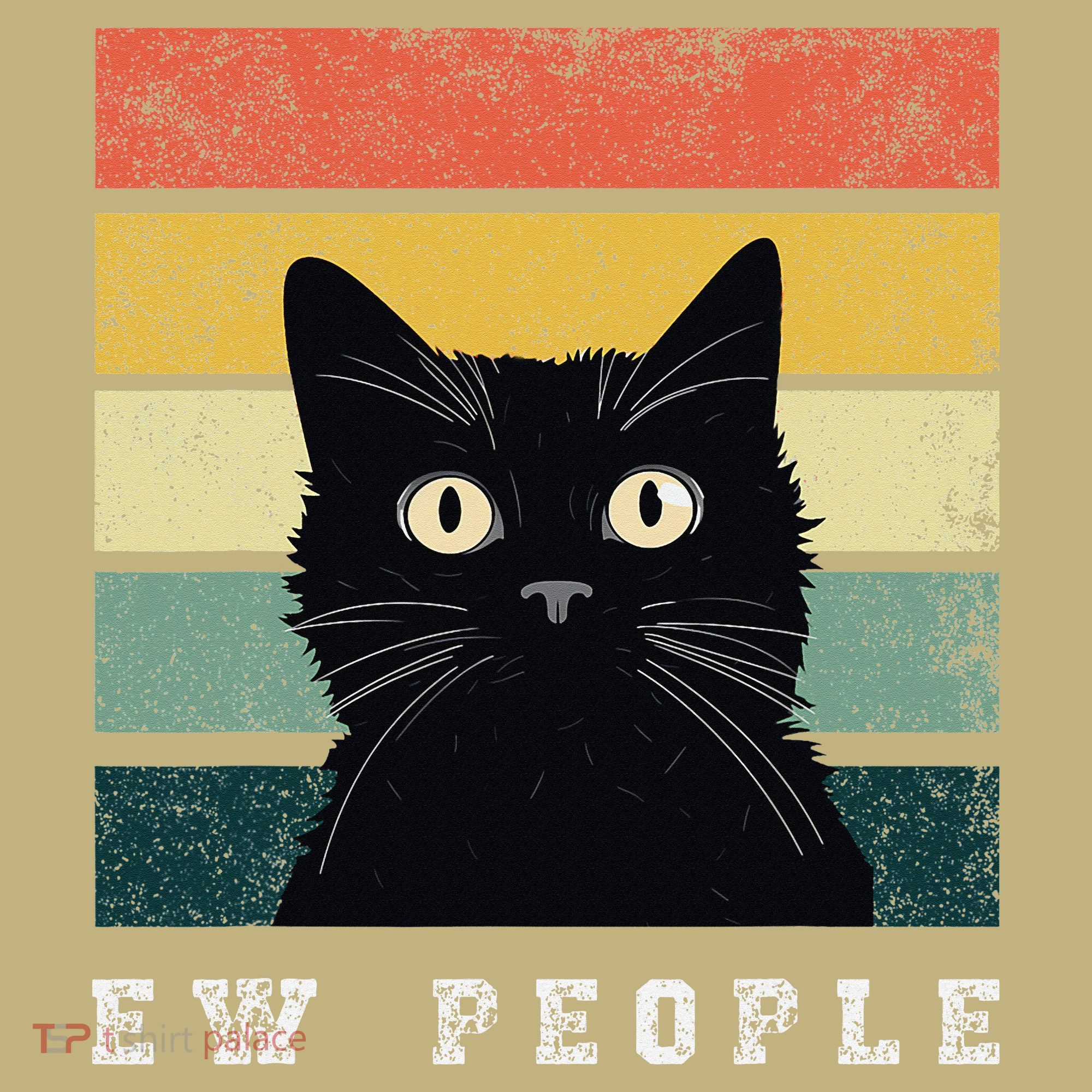 Ew People Retro Funny Cat Gifts Women Mousepad