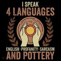 English Profanity Sarcasm And Pottery Long Sleeve Shirt thumb 2