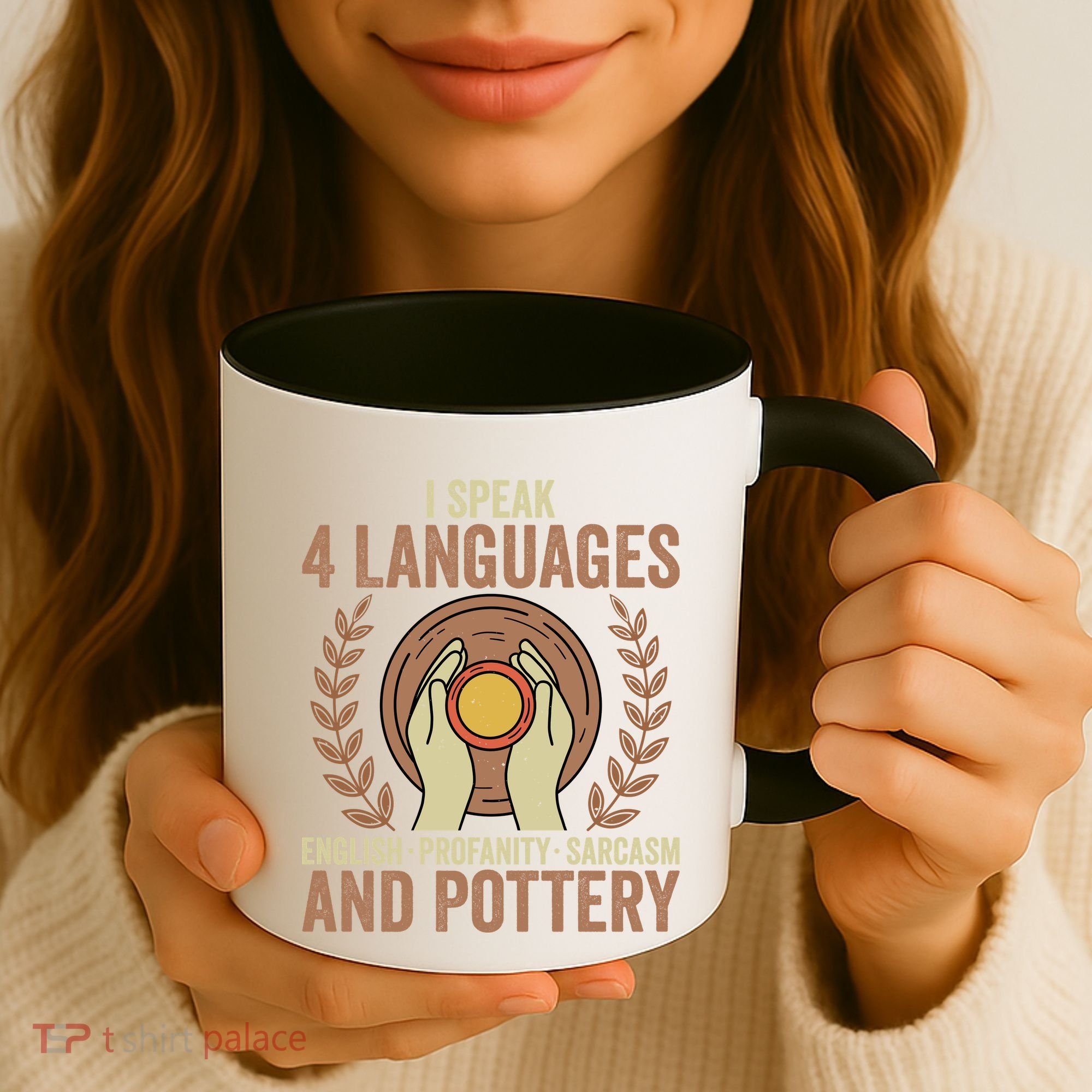 English Profanity Sarcasm And Pottery Coffee Mug