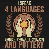 English Profanity Sarcasm And Pottery Ornament thumb 1