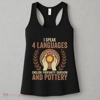English Profanity Sarcasm And Pottery Women's Tank Top thumb 3