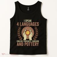English Profanity Sarcasm And Pottery Tank Top thumb 2
