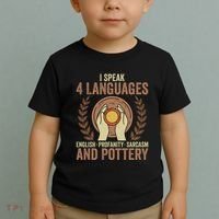 English Profanity Sarcasm And Pottery Toddler T-Shirt thumb 2