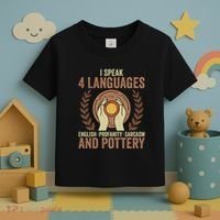 English Profanity Sarcasm And Pottery Toddler T-Shirt thumb 3