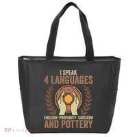 English Profanity Sarcasm And Pottery Tote Bag thumb 0