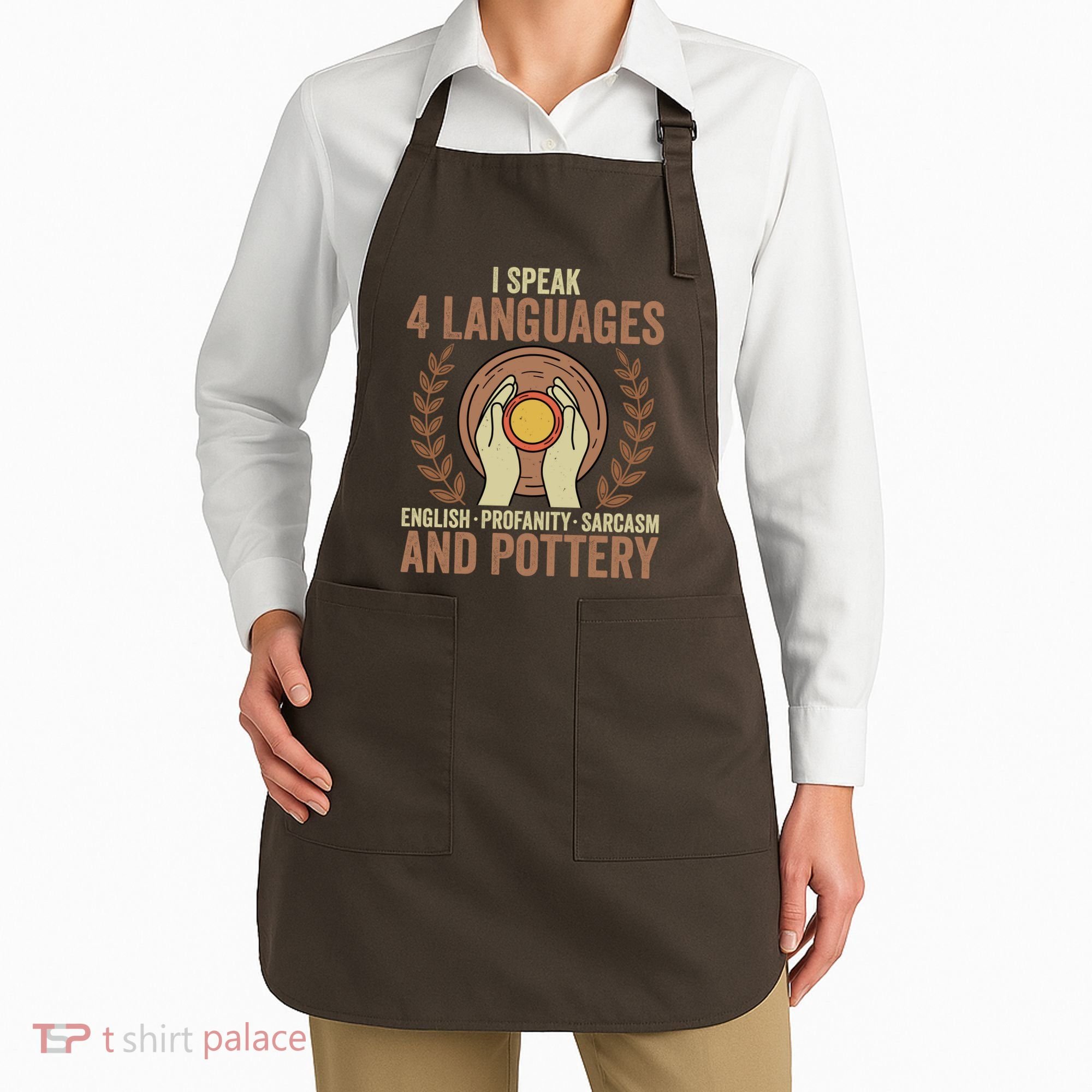 English Profanity Sarcasm And Pottery Apron