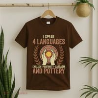 English Profanity Sarcasm And Pottery T-Shirt thumb 2