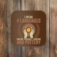 English Profanity Sarcasm And Pottery Coaster thumb 0