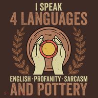 English Profanity Sarcasm And Pottery Coaster thumb 2
