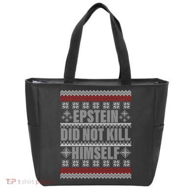 Epstein Did Not Kill Himself Ugly Christmas Sweater Tote Bag