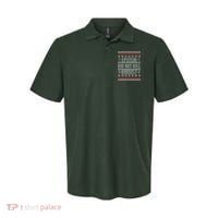 Epstein Did Not Kill Himself Ugly Christmas Sweater Polo thumb 0