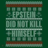 Epstein Did Not Kill Himself Ugly Christmas Sweater Visor thumb 3