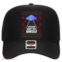 Epstein Didn't Kill Himself UFO Ugly Christmas Hat thumb 0