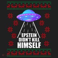 Epstein Didn't Kill Himself UFO Ugly Christmas Hat thumb 2