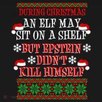 Epstein Didn't Kill Himself Ugly Christmas Pajama Set thumb 2