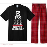 Epstein Eye Test Meme Epstein Didn't Kill Himself Pajama Set thumb 0