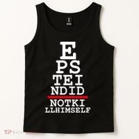 Epstein Eye Test Meme Epstein Didn't Kill Himself Tank Top thumb 2