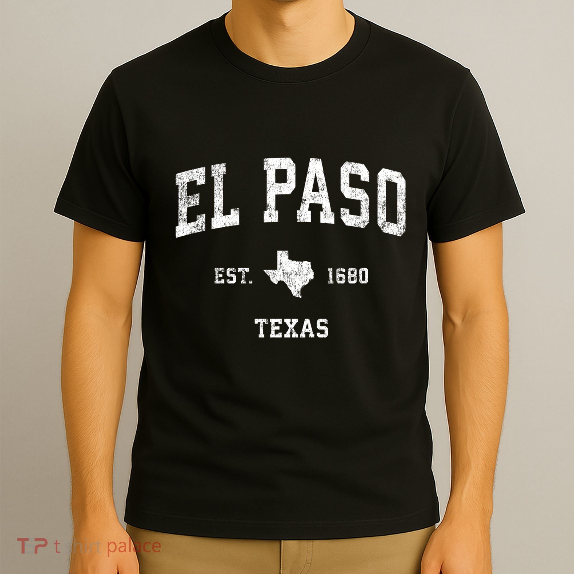 El Paso Texas Tx Vintage Sports T-Shirt