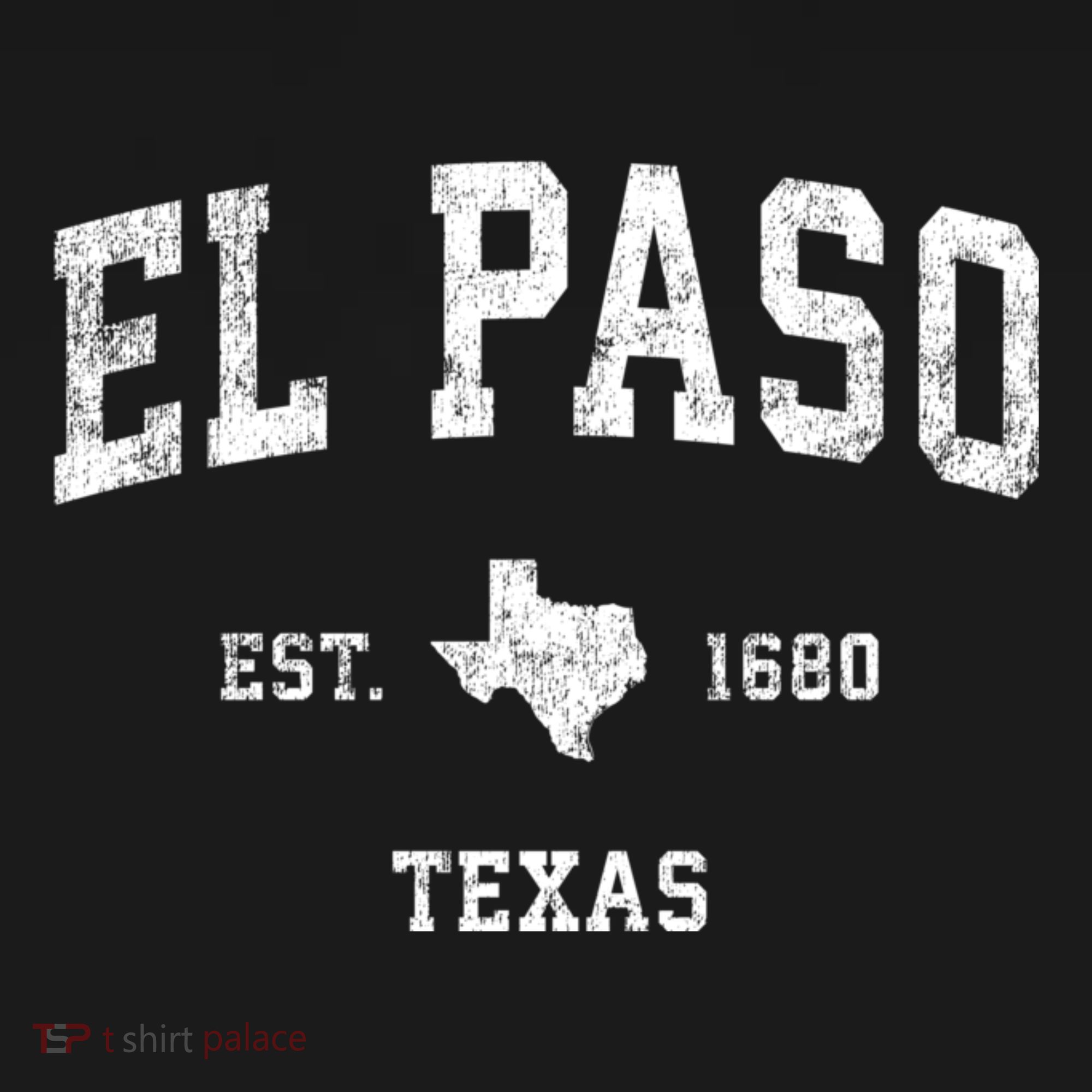 El Paso Texas Tx Vintage Sports T-Shirt