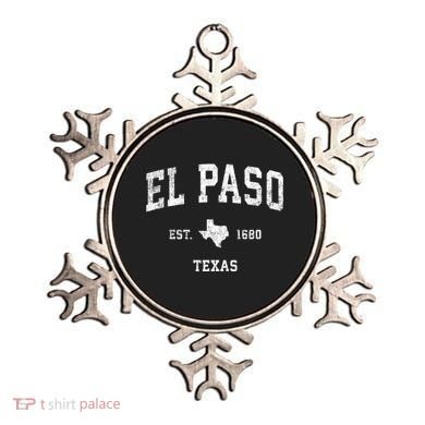El Paso Texas Tx Vintage Sports Ornament