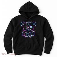 Emo Punk Teddy Bear Graffiti Hoodie thumb 0