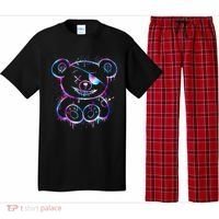Emo Punk Teddy Bear Graffiti Pajama Set thumb 0