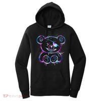 Emo Punk Teddy Bear Graffiti Women's Hoodie thumb 0